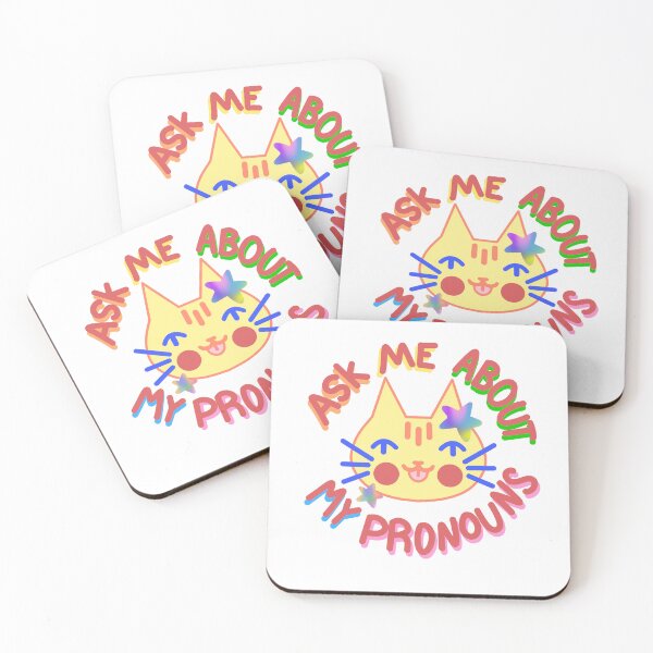 Item preview, Ask Me About My Pronouns  designed and sold by daynamayday.