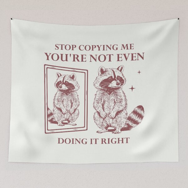 Item preview, Stop Copying Me designed and sold by NookMerch97 .