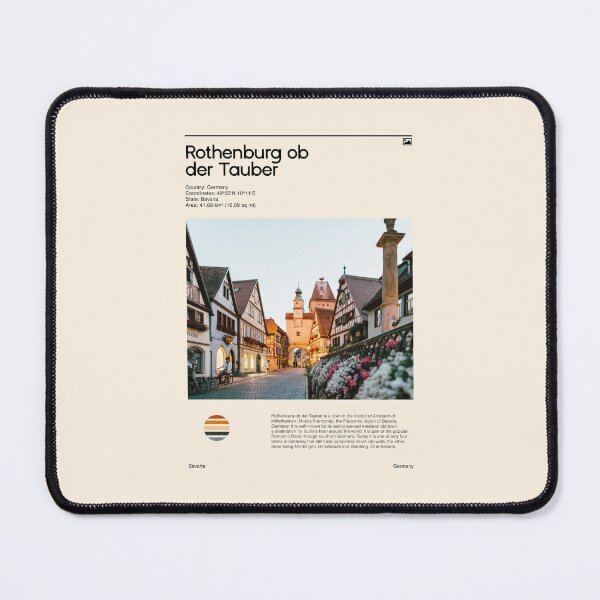 Item preview, Visit Rothenburg ob der Tauber, Germany (Travel poster) designed and sold by RabbitK.