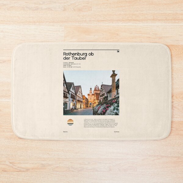 Item preview, Visit Rothenburg ob der Tauber, Germany (Travel poster) designed and sold by RabbitK.