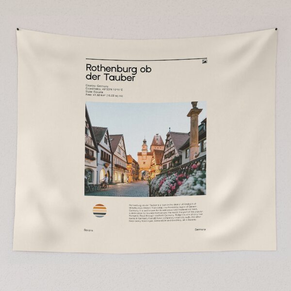 Item preview, Visit Rothenburg ob der Tauber, Germany (Travel poster) designed and sold by RabbitK.