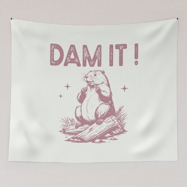 Item preview, Dam It Beaver Joke designed and sold by NookMerch97 .