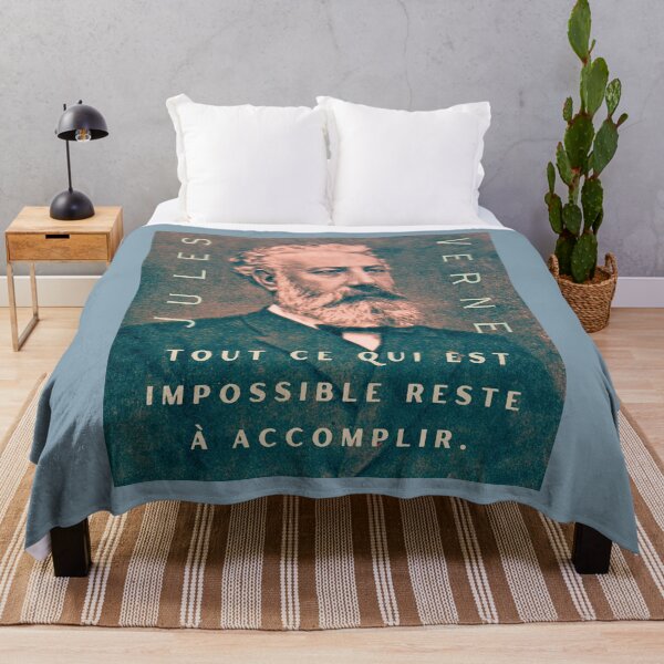 Item preview, Jules Verne quote:  Tout ce qui est impossible reste à accomplir. designed and sold by artbleed.