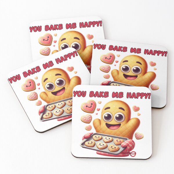 Item preview, You Bake Me Happy – Funny Baking & Kitchen Art designed and sold by LilMessyKitchen.
