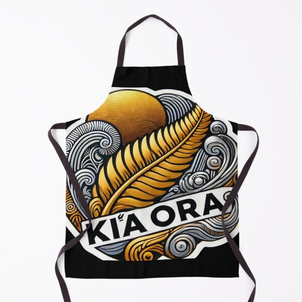Item preview, Māori Spirit Gold Fern Kia Ora Sticker designed and sold by 2-Tama-Toi.
