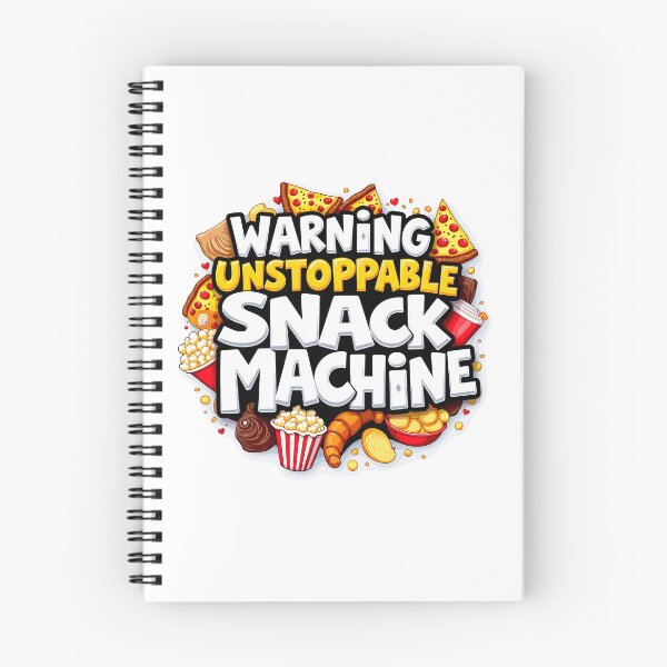 Artikelvorschau, WARNUNG UNSTOPPABLE SNACK MACHINE entworfen und verkauft von ArtLab-store.
