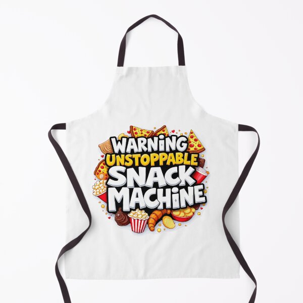 Item preview, WARNING UNSTOPPABLE SNACK MACHINE designed and sold by ArtLab-store.