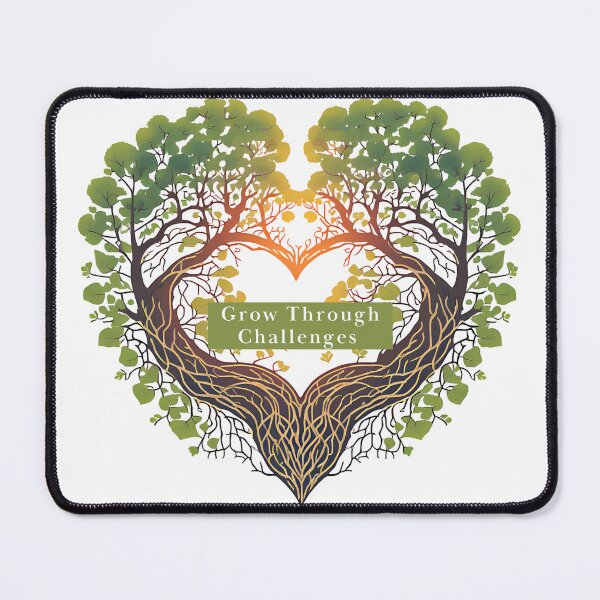 Item preview, Grow Through Challenges designed and sold by LevelUpYourMotivation.