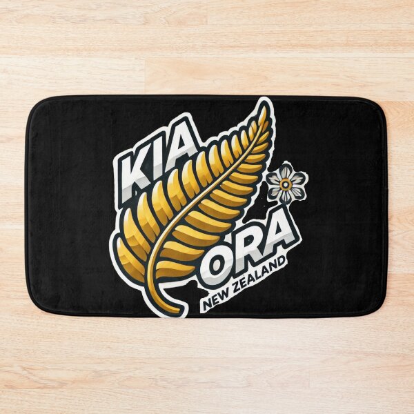 Item preview, Kia ora from New Zealand (Gold fern) designed and sold by 2-Tama-Toi.