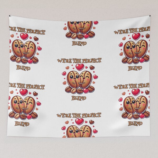 Item preview, We're the Perfect Blend - Cute Coffee Lovers, Funny Couples Gift designed and sold by LilMessyKitchen.