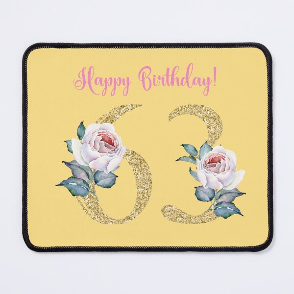 Item preview, Happy 63rd Birthday  designed and sold by hurmerinta.