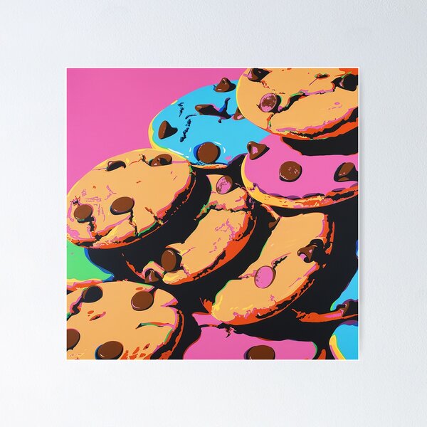 Item preview, Chocolate Chip Cookies Pop Art 7 designed and sold by AstroRisq.