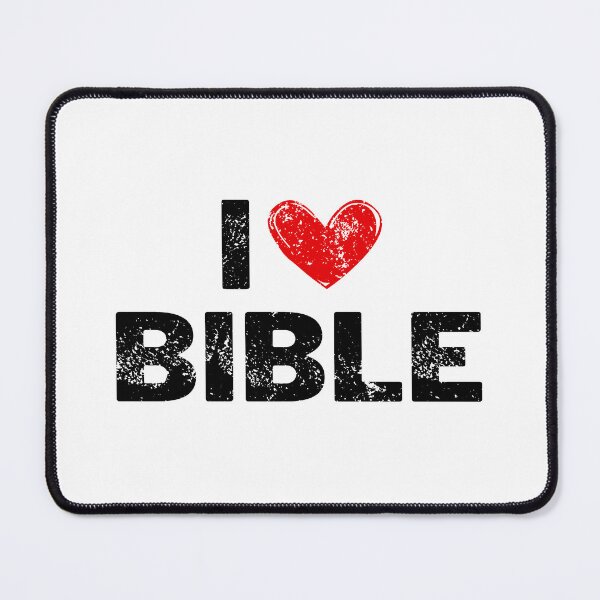 Item preview, I Love Bible, christian quotes designed and sold by MoriaStore.