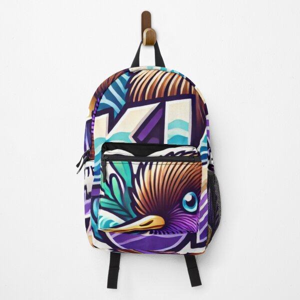 Item preview, Kia ora from our Kiwi Bird in Purple designed and sold by 2-Tama-Toi.