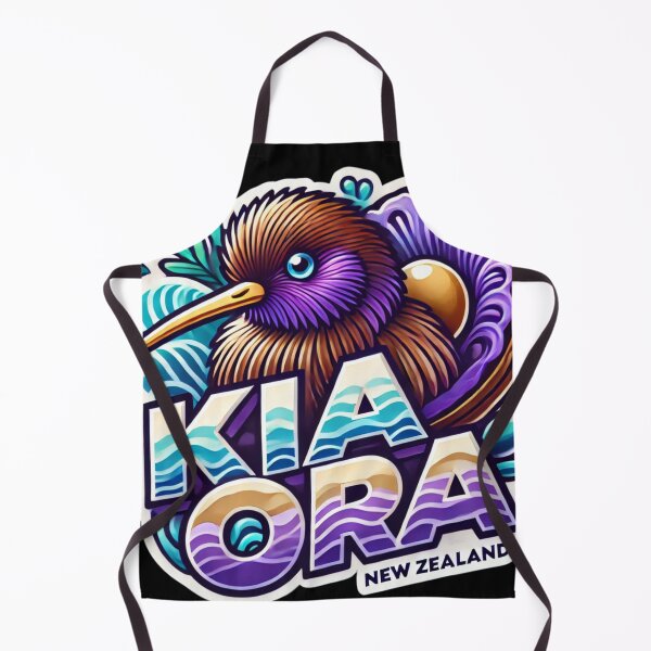 Item preview, Kia ora from our Kiwi Bird in Purple designed and sold by 2-Tama-Toi.