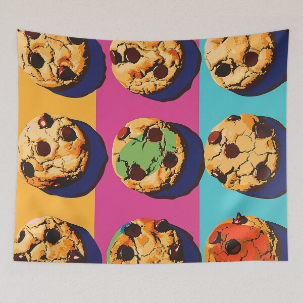 Item preview, Chocolate Chip Cookies Pop Art 12 designed and sold by AstroRisq.