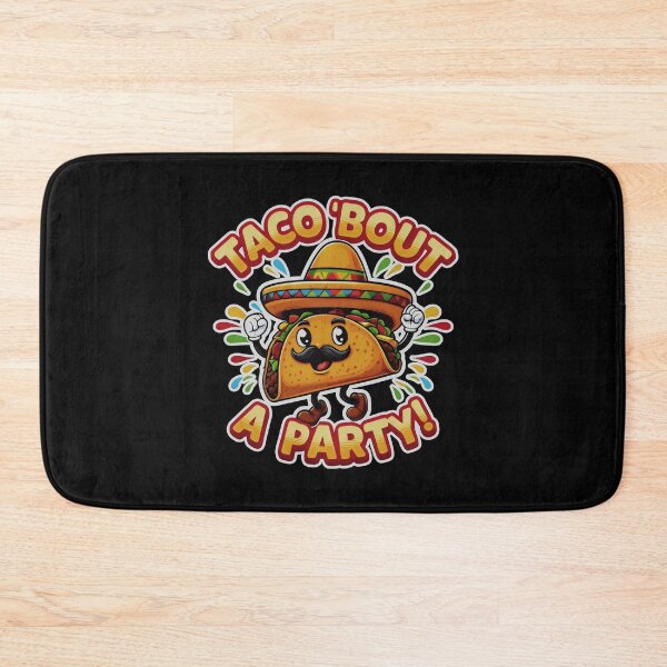 Item preview, Taco 'Bout A Party! Joyful Taco In Bright Confetti designed and sold by SplashTastic.