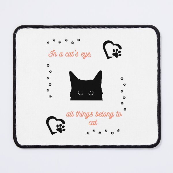 Item preview, In a Cat's Eye - Minimalist Design for Cat Lovers designed and sold by Izy Shop.