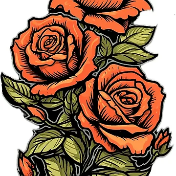 Artwork thumbnail, Orange Roses by ViaARTfactory