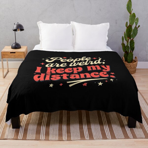 Item preview, People Are Weird, I Keep My Distance - Minimalist Anti-Social Design designed and sold by Colorful-Garden.