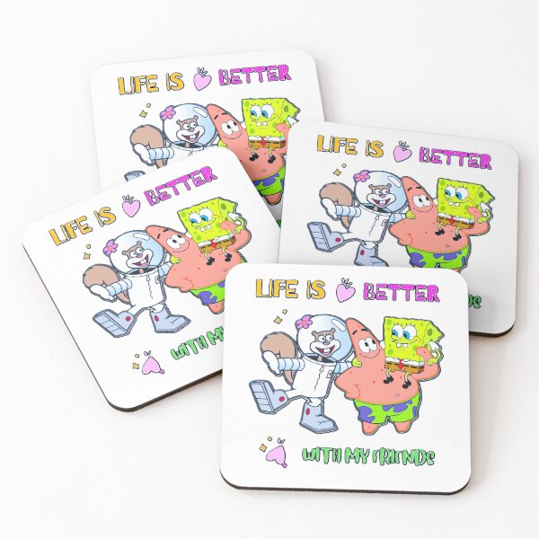 Item preview,  Spongebob life is better with my friends designed and sold by Yuki Shop.