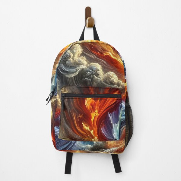 Item preview, Fiery Swirl Explosion with Dynamic Colors designed and sold by PawtopiaDesigns.