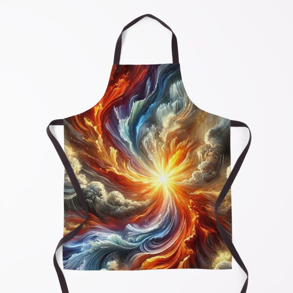 Item preview, Fiery Swirl Explosion with Dynamic Colors designed and sold by PawtopiaDesigns.