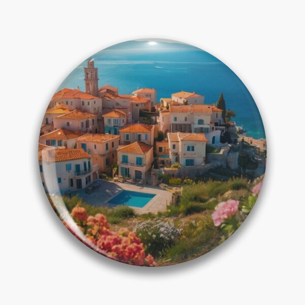 Artikelvorschau, Mediterranean Village by the Coastal Sea entworfen und verkauft von BlareBlare.