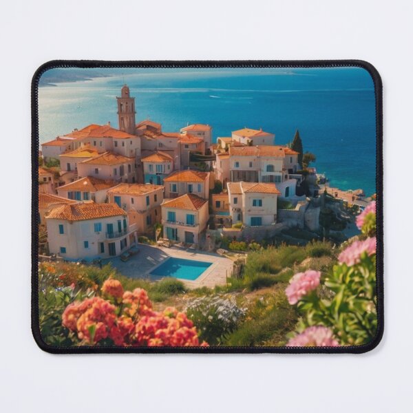 Item preview, Mediterranean Village by the Coastal Sea designed and sold by BlareBlare.