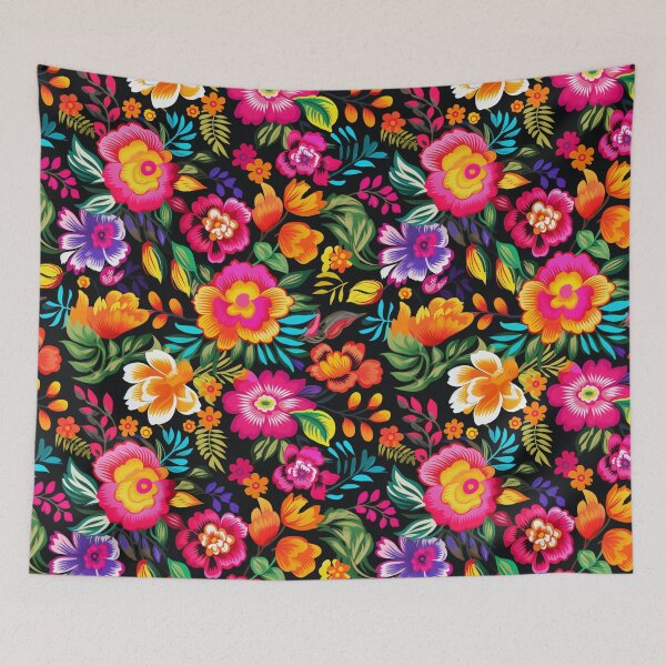 Item preview, Floral Mexican folklore  designed and sold by FK-UK.