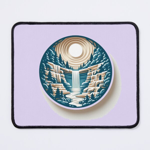 Item preview, Hocking Hills State Park in 3D Art, designed and sold by PaintMeWorld.