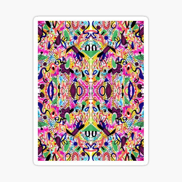 ABSTRACT PATT-2 Sticker