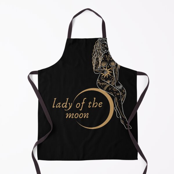 Item preview, Lady of the Moon – Elegant Celestial Art” designed and sold by EllsLittleStore.