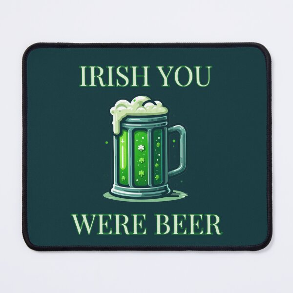 Item preview, Green Beer Pun designed and sold by LyssasMindArt.
