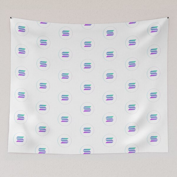 Item preview, Neon Solana logo pattern designed and sold by Never Stop Trading.