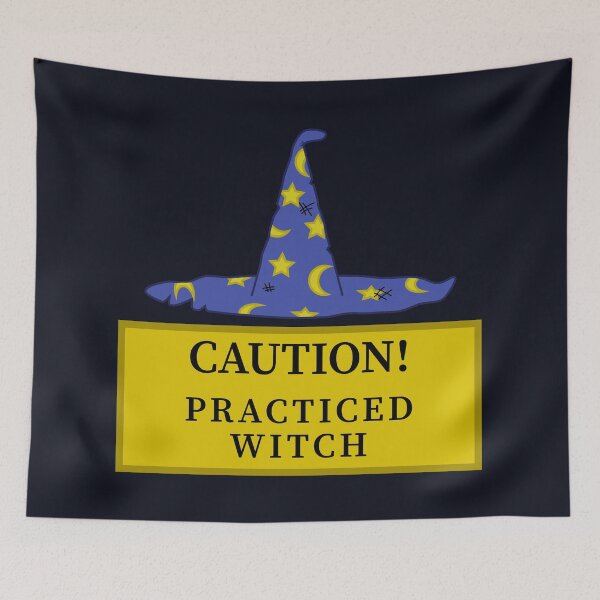 Item preview, CAUTION! PRACTICED WITCH designed and sold by Wild & Cosmic.