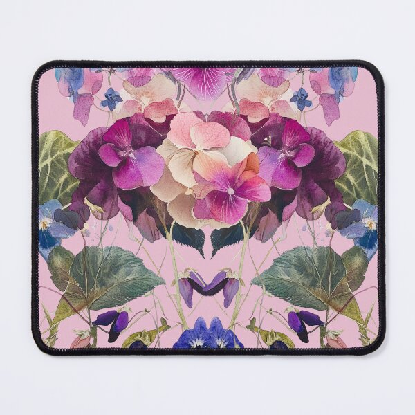 Item preview, Hydrangeas and Violets on Pink by Julie Lynch designed and sold by julielynchart.