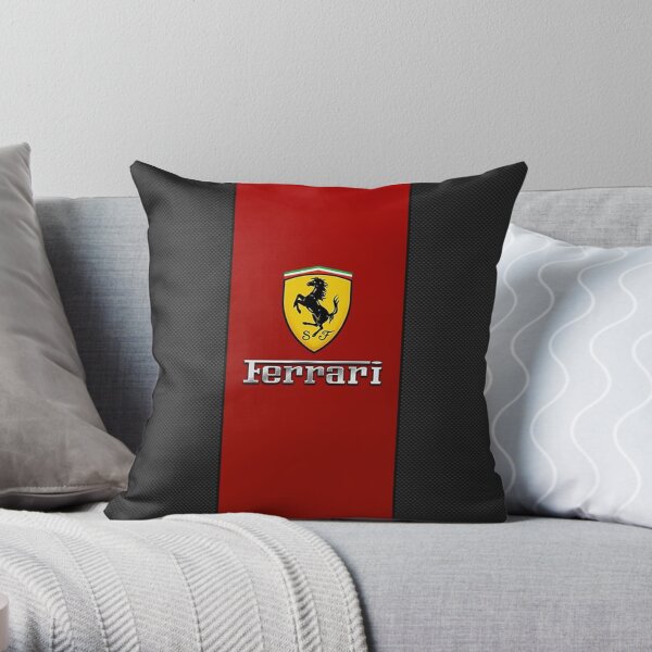 emblem ferrari Throw Pillow