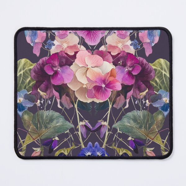 Item preview, Hydrangeas and Violets on Charcoal by Julie Lynch designed and sold by julielynchart.
