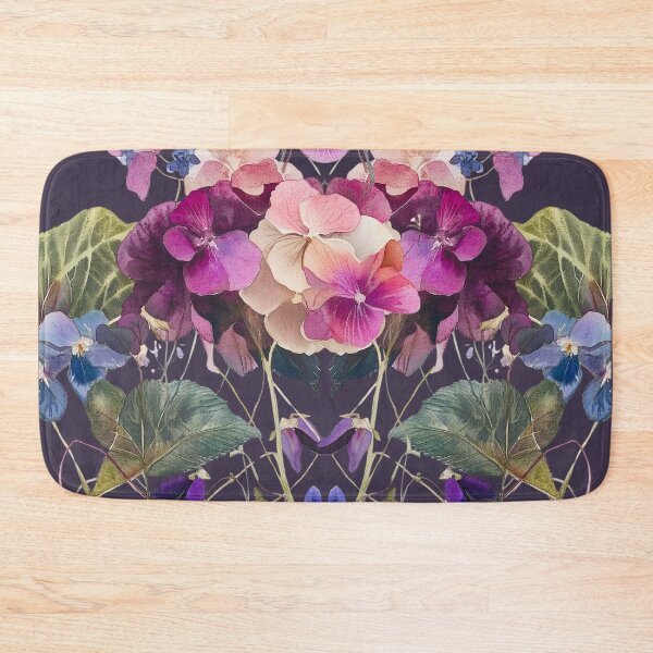 Item preview, Hydrangeas and Violets on Charcoal by Julie Lynch designed and sold by julielynchart.