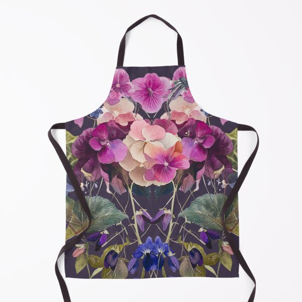 Item preview, Hydrangeas and Violets on Charcoal by Julie Lynch designed and sold by julielynchart.