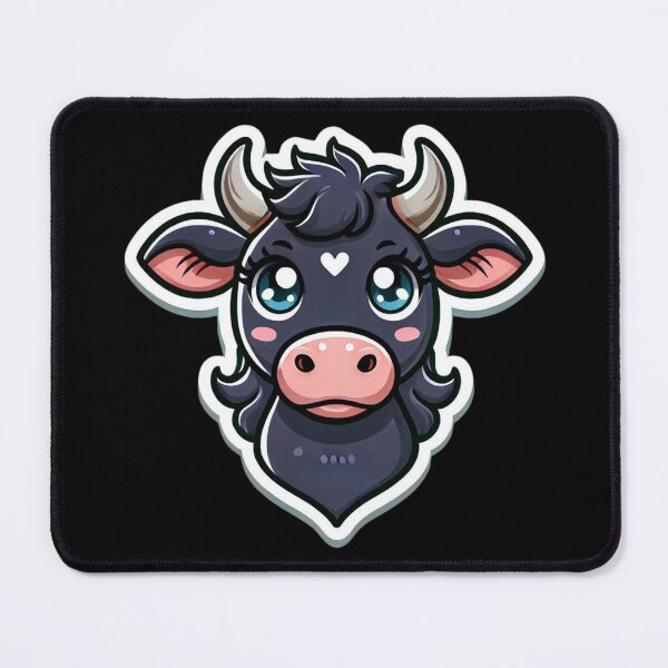 Item preview, Heart Cow Head designed and sold by ArtistEmbrace.