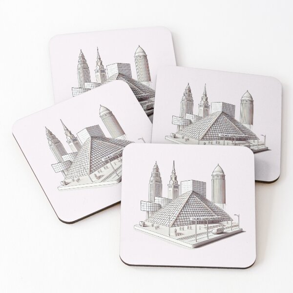 Item preview, Rock and Roll Hall of Fame in 3D Art,  designed and sold by PaintMeWorld.