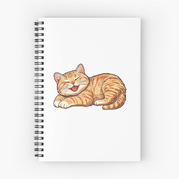 Item preview, Laying Happy Cat designed and sold by NicolasGlowArt.