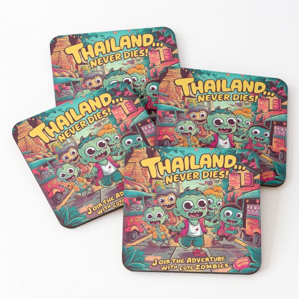 Item preview,  Thailand... Never Dies! Join the Adventure with Cute Zombies designed and sold by Thaivi Design.