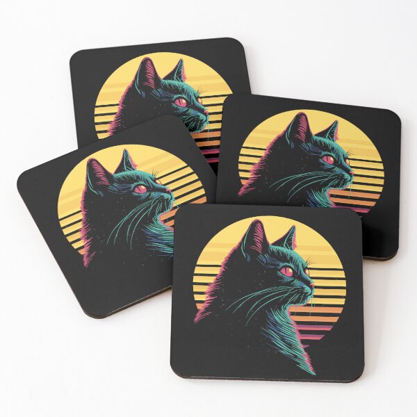 Item preview, Retrowave Cat designed and sold by Danonymous84.