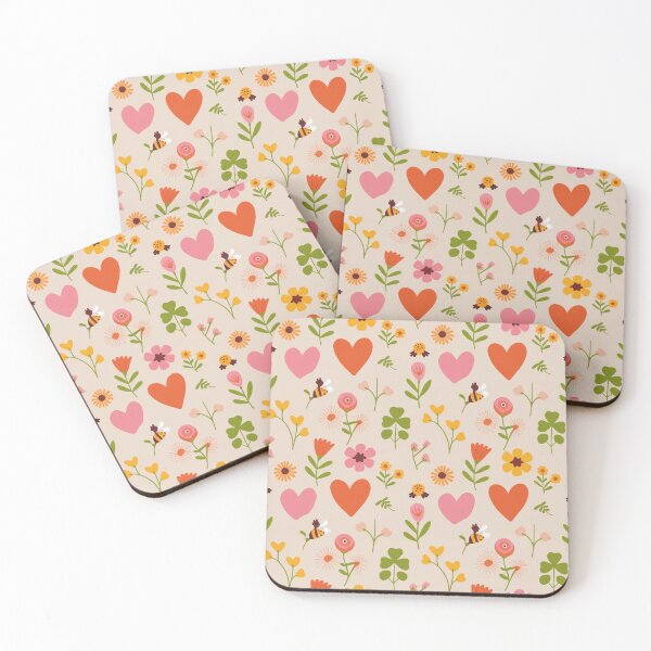 Item preview, Honeybee & Clover Pattern designed and sold by Furbulous Faces.