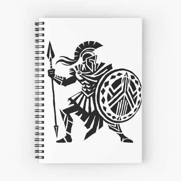 Item preview, Spartan, acient Soldier, Spear And shield baw designed and sold by MITURIS.