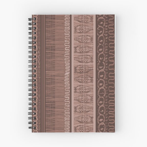 Item preview, Punk & Pageantry Braid Stripe, vertical, Coffee Quartz monochrome designed and sold by ncxadair.
