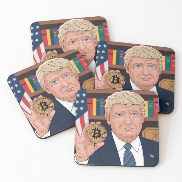 Item preview, Trump Bitcoin designed and sold by NicolasGlowArt.